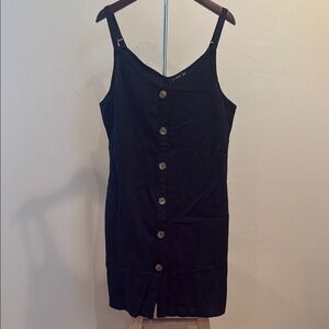 NWT CottonOn Black Button-Down Dress
